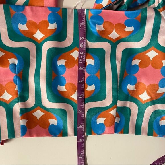 GoodTime USA Retro-Inspired Wrap Crop Top NWT Size S - Picture 7 of 10